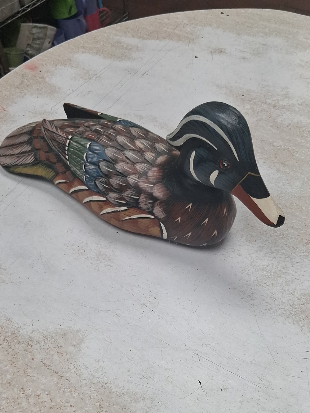 Vintage Wooden Duck